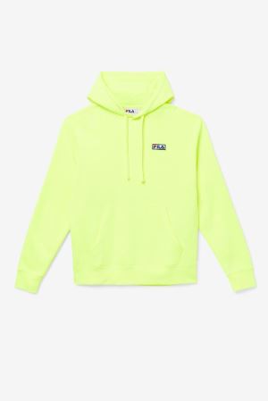 FILA Algot Hoodies Yellow / Black,Mens Clothing | CA.LJEHCB567